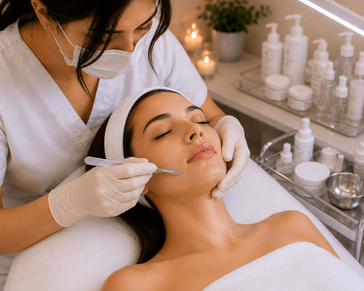 Dermaplaning en rostro