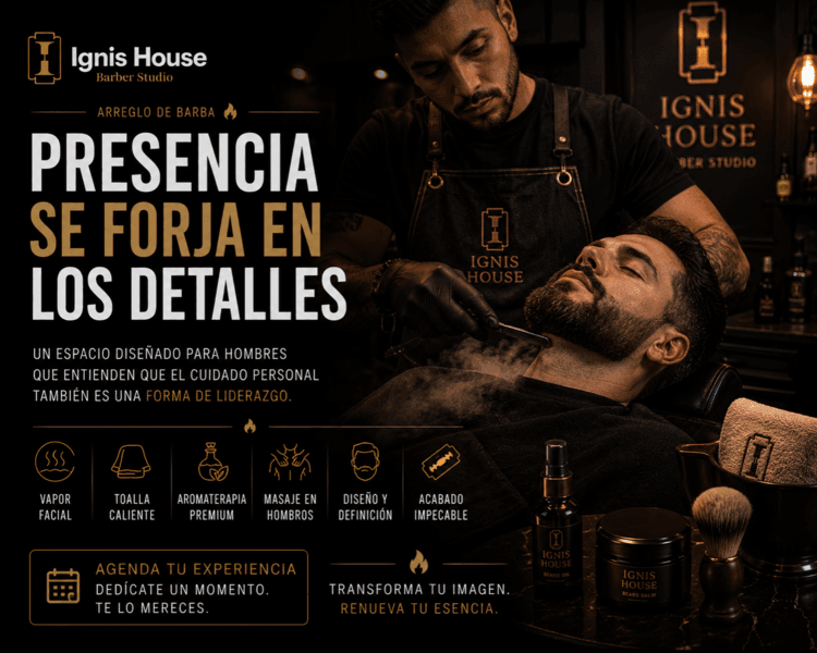 Arreglo y afeitado de barba