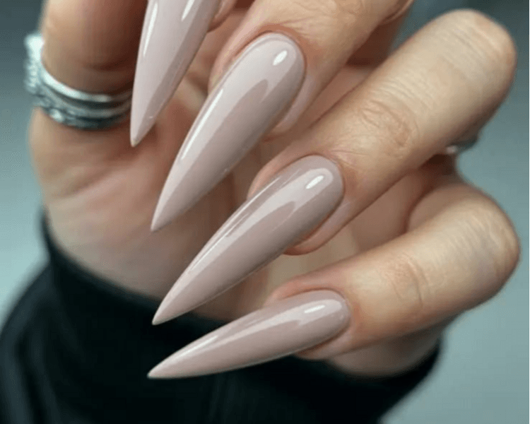 Manicura con Extensión en Gel con tip XL+ esmaltado