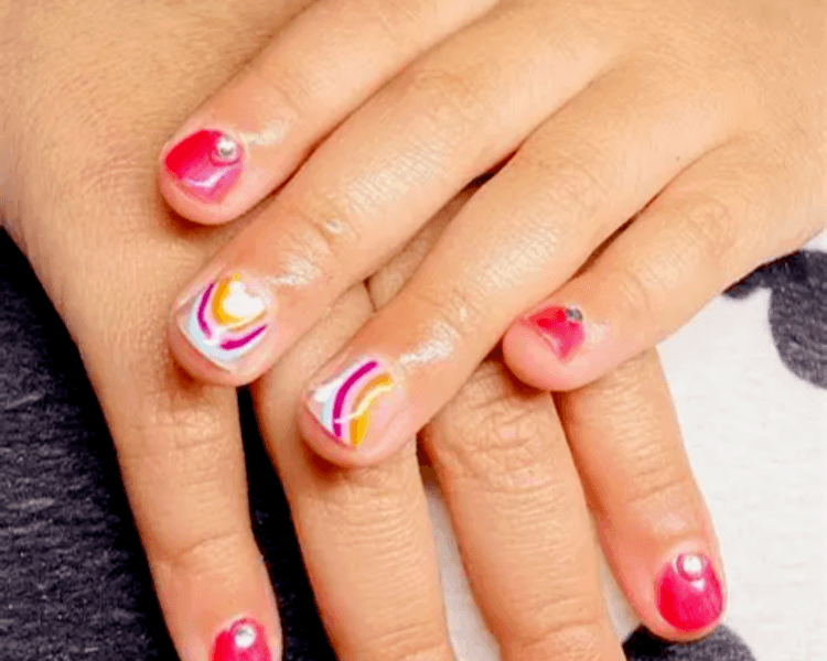 Esmaltado para niña