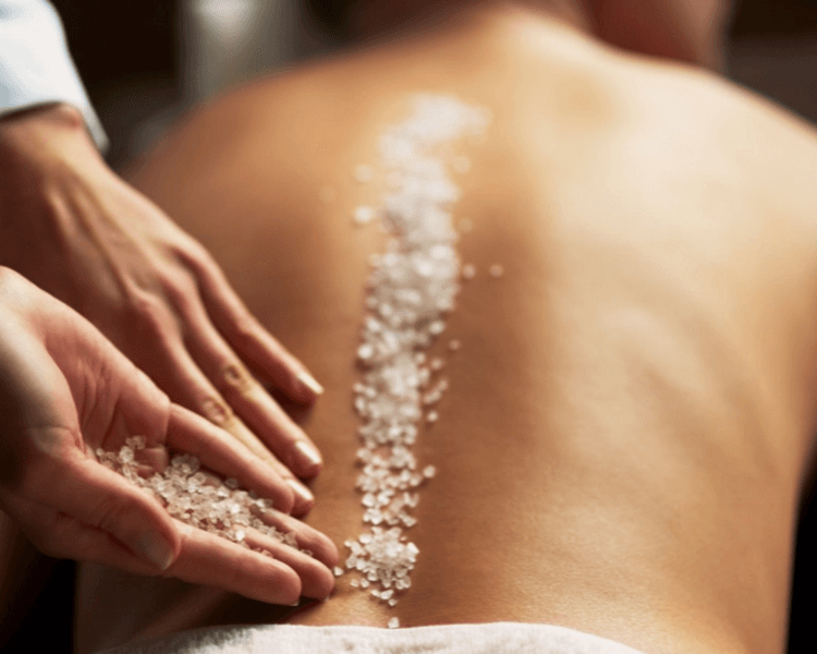 Peeling corporal +hidratación