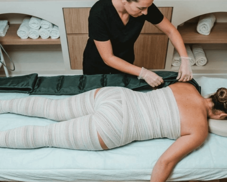 Presoterapia con vendas frías
