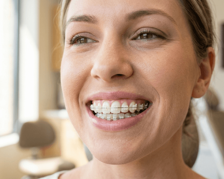 Cementado Brackets Porcelana