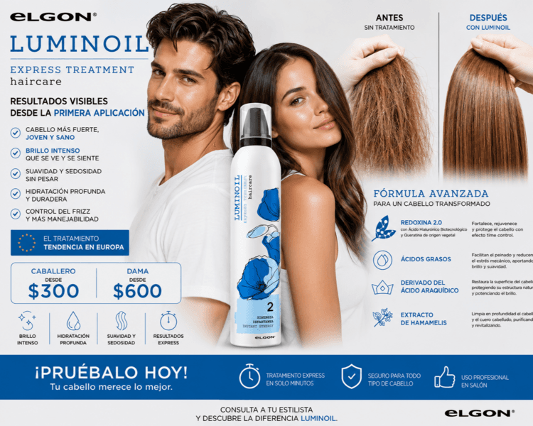 Tratamiento capilar: LUMINOIL de ELGON