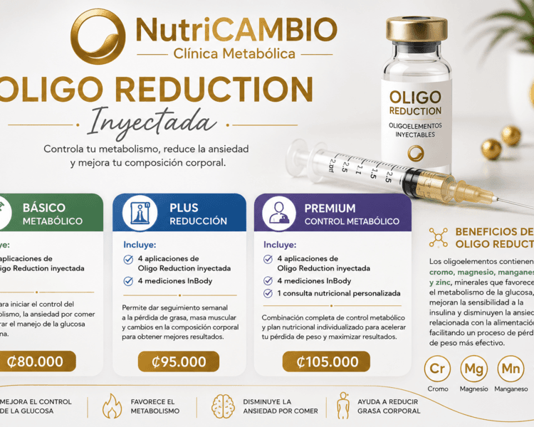 Paquete Premium control metabólico Oligoreductión