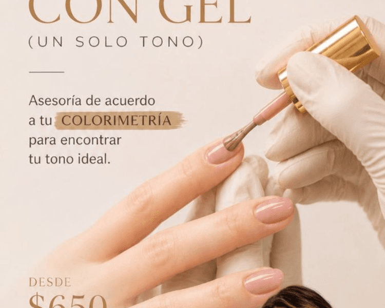 MANICURE CON GEL