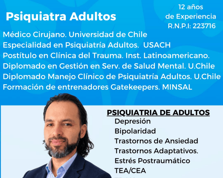 Consulta Psiquiatria Adulto Presencial