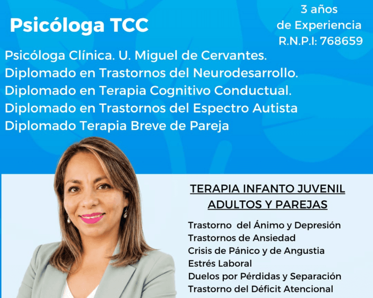 Consulta Psicólogo TCC Online