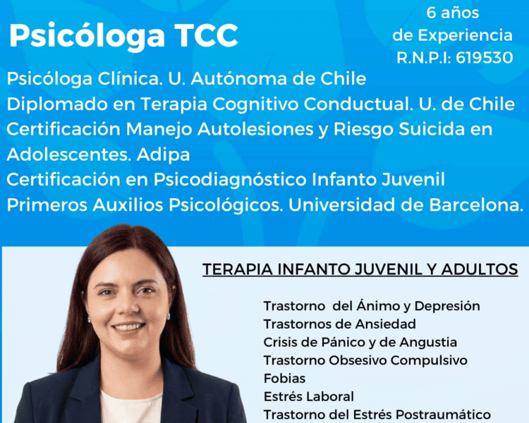 Consulta Psicólogo General Infanto Juvenil Presencial