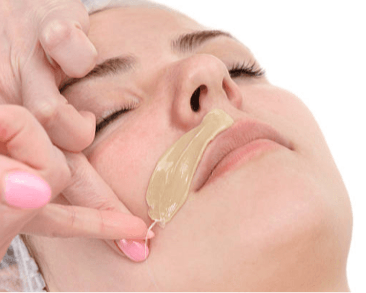 Depilación labio superior cera