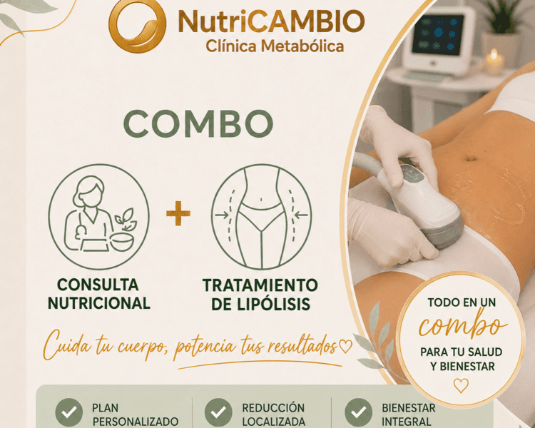 Combo de consulta +tratamiento de lipólisis