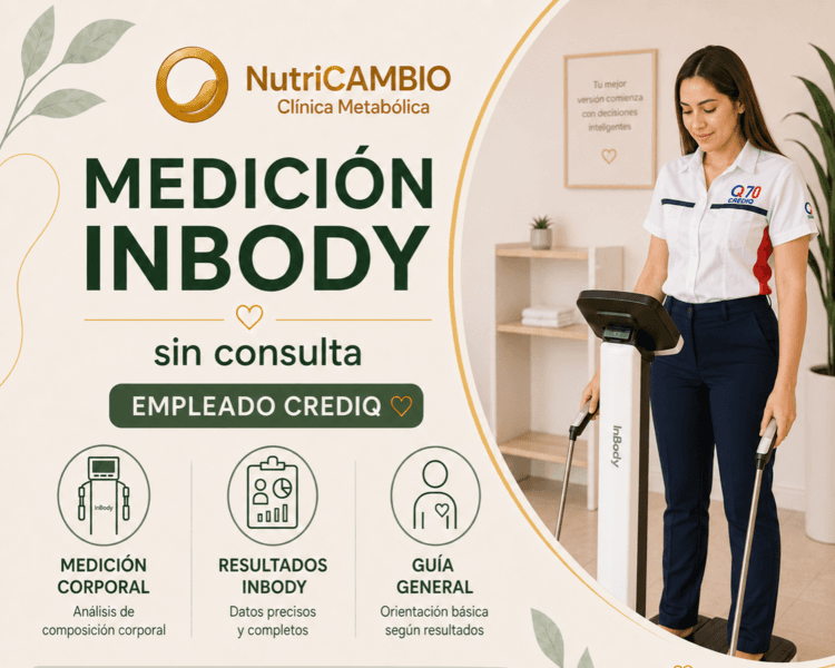 Medición INBODY sin consulta empleado CREDIQ