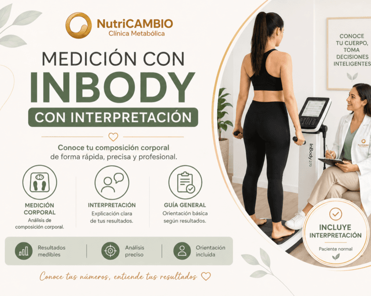 Medición con INBODY con interpretación