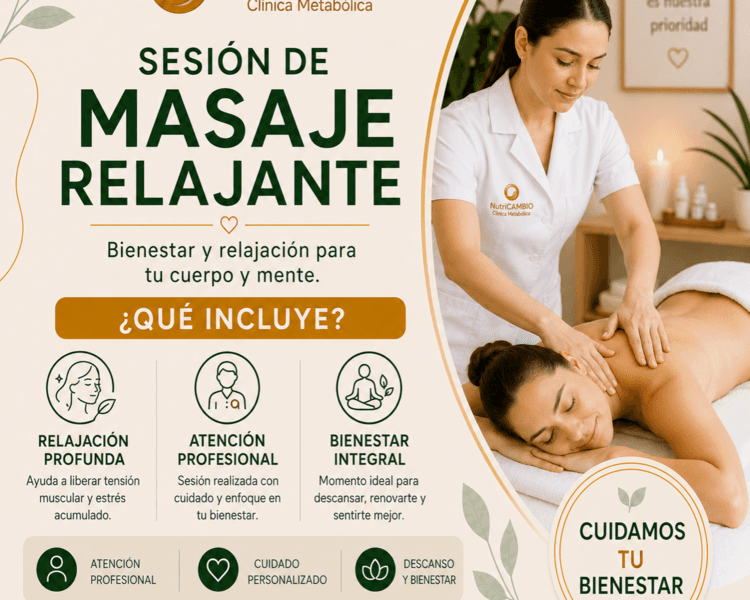 Sesión de Masaje relajante