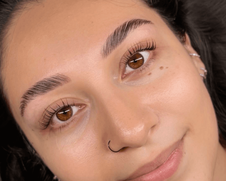 Lash lift sin tinte