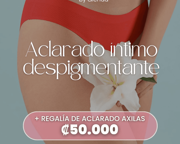 Aclarado íntimo Despigmentante regalía axilas