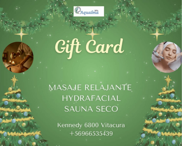 Gift Card 1: Masaje relajante + Hydrafacial + Sauna seco