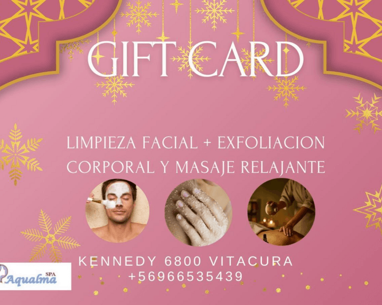 Gift Card 2: Limpieza facial + Exfoliación corporal + Masaje relajante