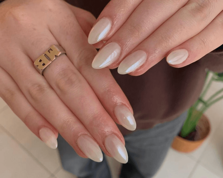 Capping polygel con polvo cromado