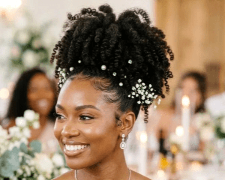 💍 PEINADO NOVIA AFRO - RIZADA