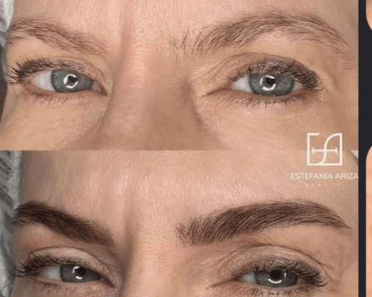 Tintura de cejas con henna