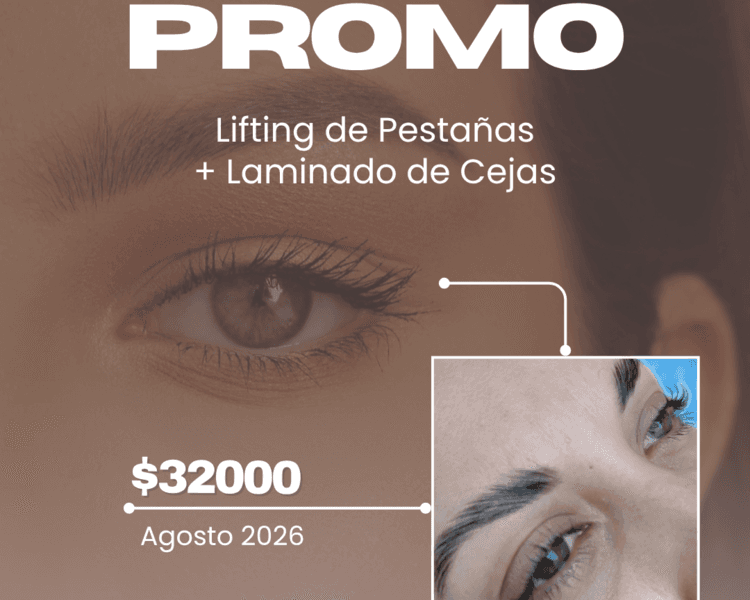 Lifting de pestañas (con tinte $18500)