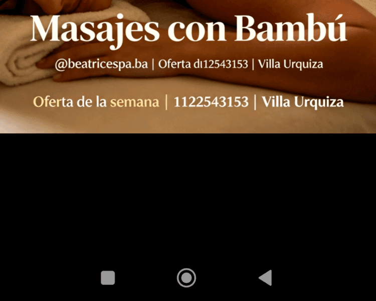 Masajes con Cañas de Bambú