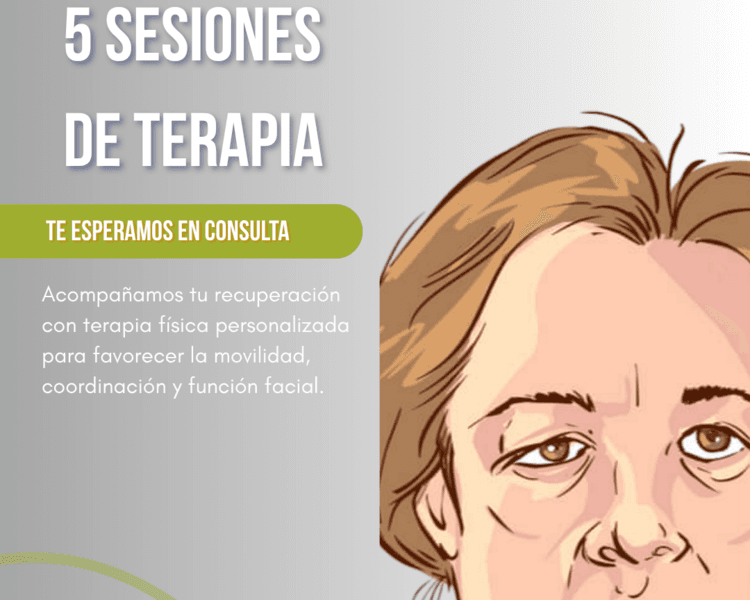 5 Sesiones de Terapia Física para Parálisis Facial