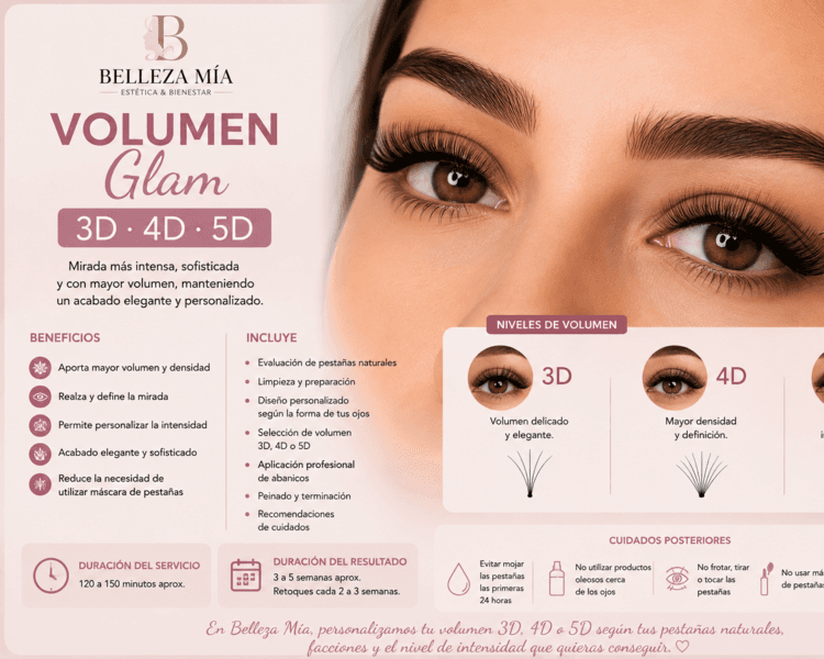 Volumen Glam 3D 4D 5D