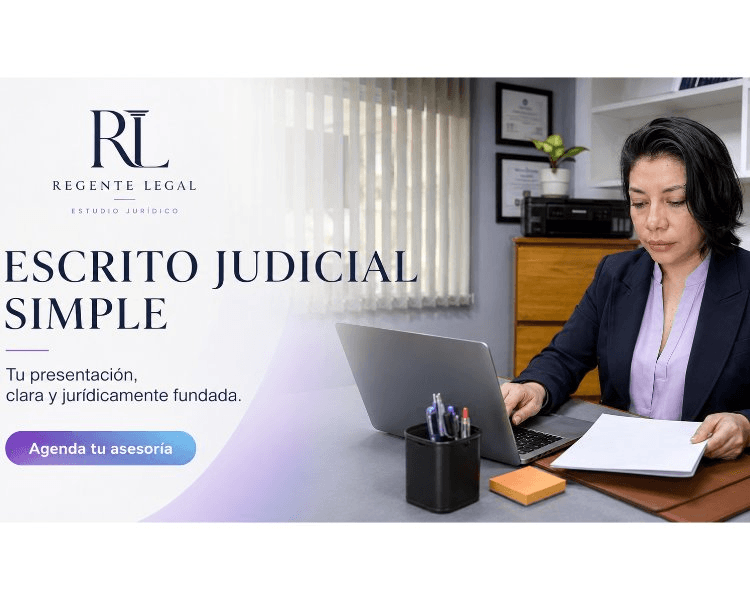 Redacción de escrito judicial simple