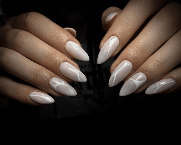 Soft gel (retirado y set nuevo) + diseño complejo