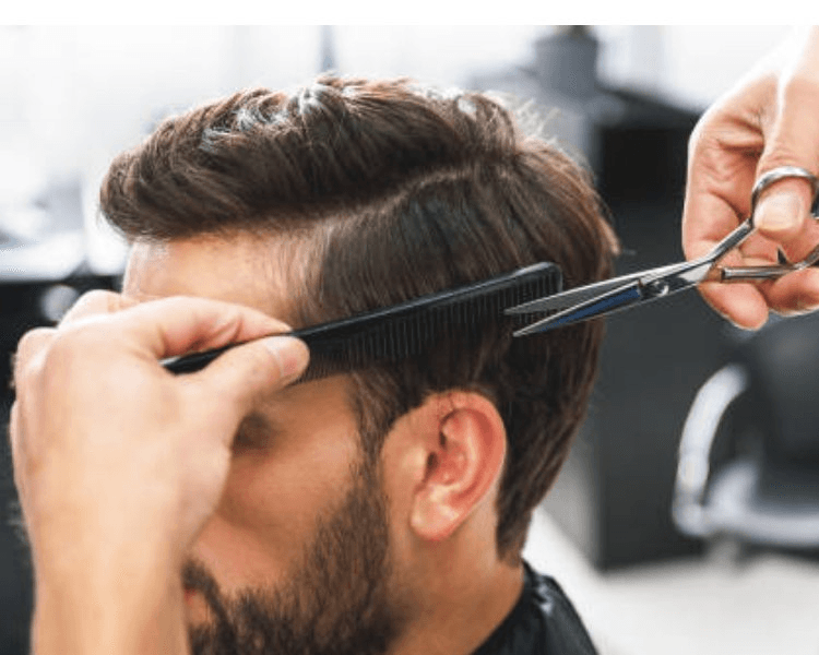 Corte de cabello solo tijeras