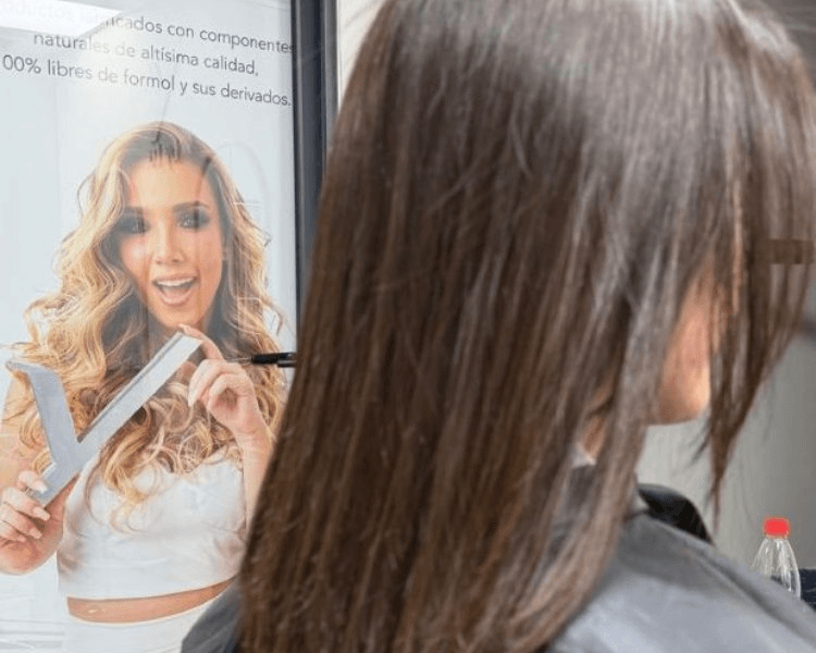 Alisado Orgánico cabello corto