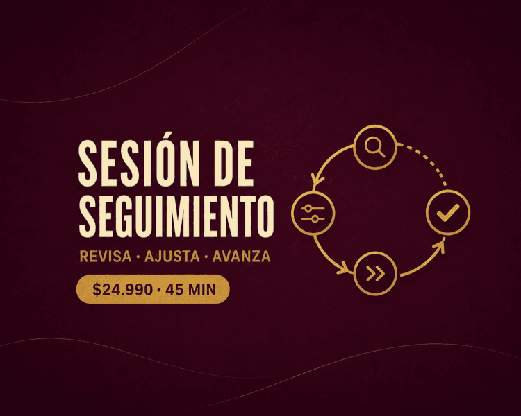 Sesión de Seguimiento de tu Hoja de Ruta