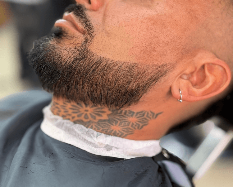 Barba clásica o degradada