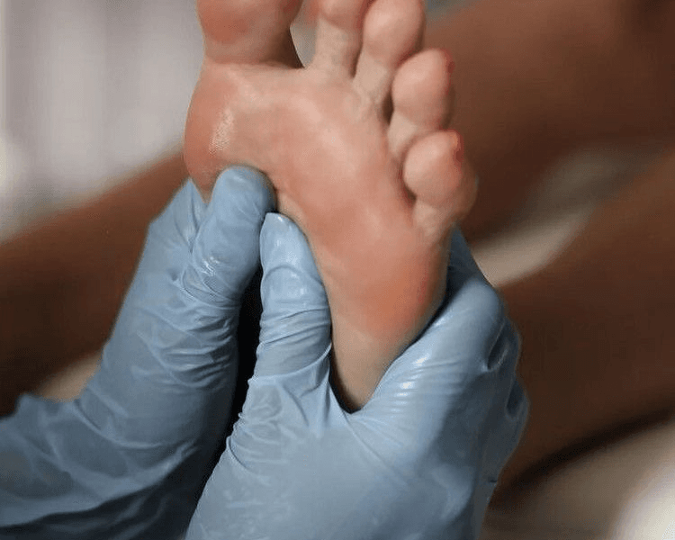 Limpieza de pies