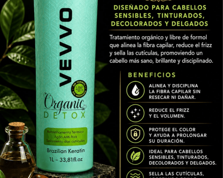 Alisado Orgánico con Vevvo Professional🌿💚