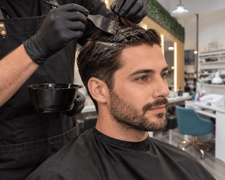 Aplicación de Tinte Hombre