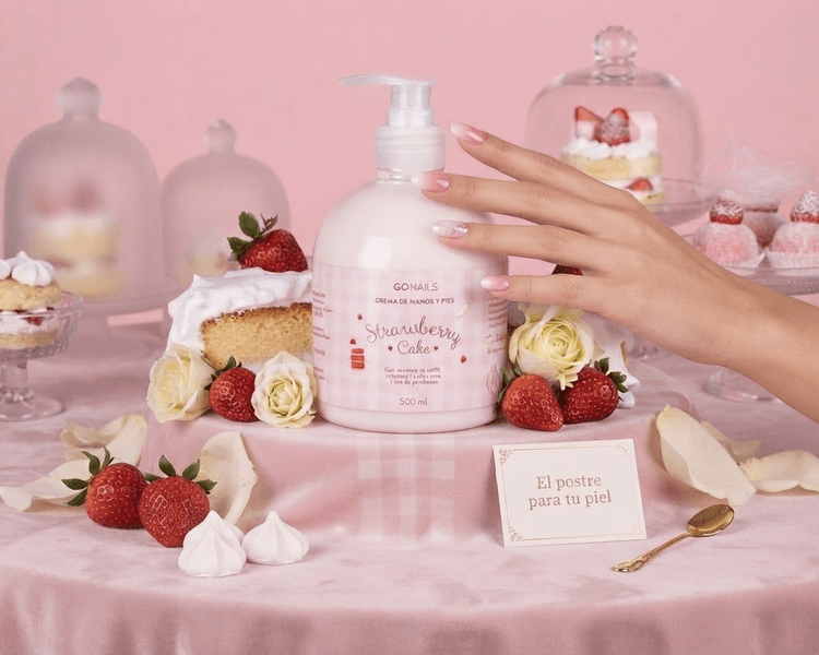 Crema para manos Gonails strawberry 500ml