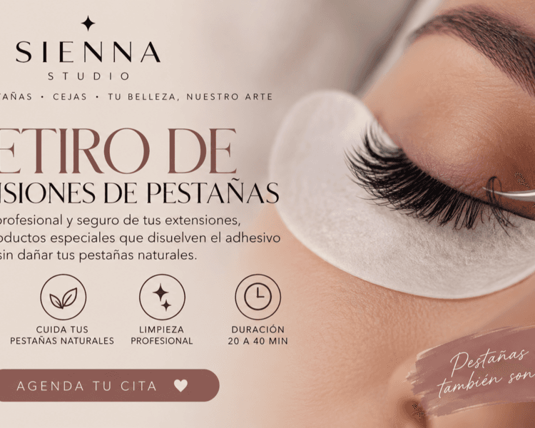 Retiro de Extensión de Pestañas