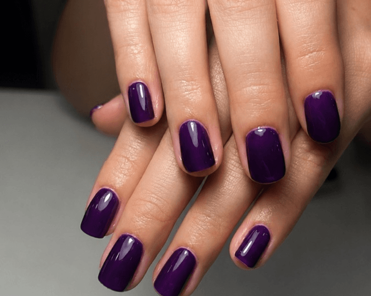 Manicura permanente un solo color