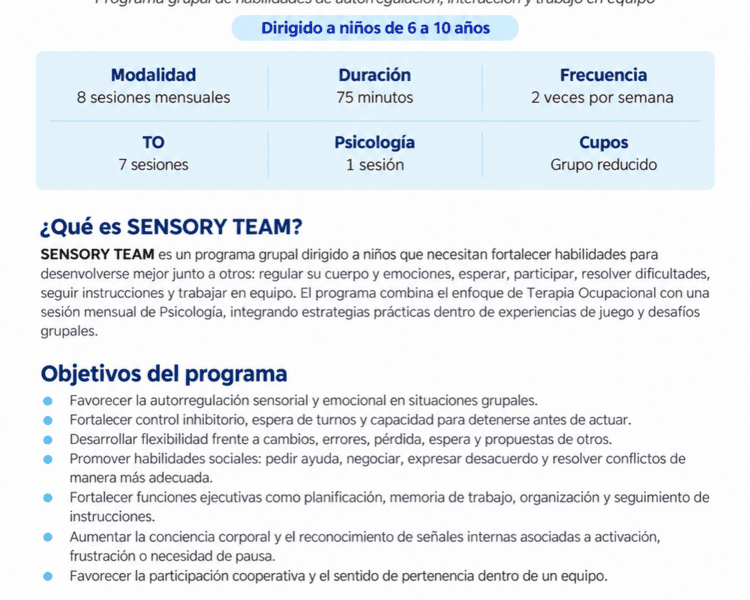 SENSORY TEAM