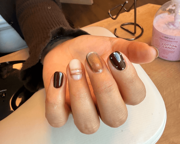 Manicure Permanente Antiage Diseños Simples | Ojos de gato