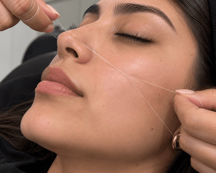 DEPILACION DE ROSTRO CON HILO HINDÚ✨