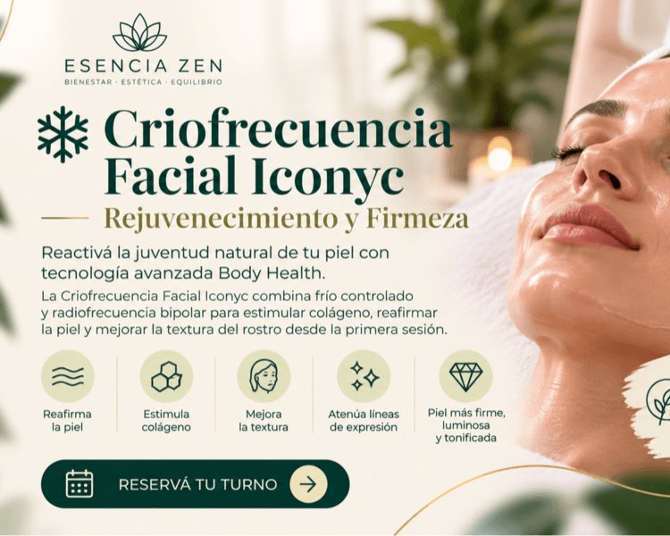 ❄️ Criofrecuencia Facial Iconyc – Rejuvenecimiento y Firmeza ( 6 sesiones )