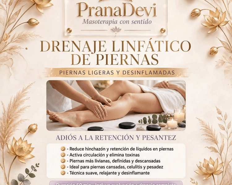 Drenaje linfático piernas
