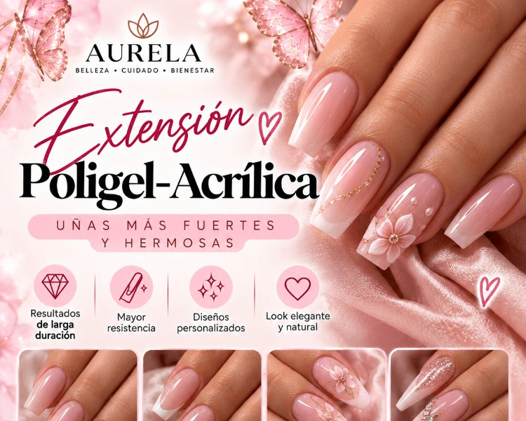 Extensión Poligel-Acrilica