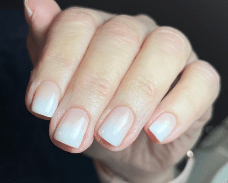 Esmaltado permanente francesa o Degrade
