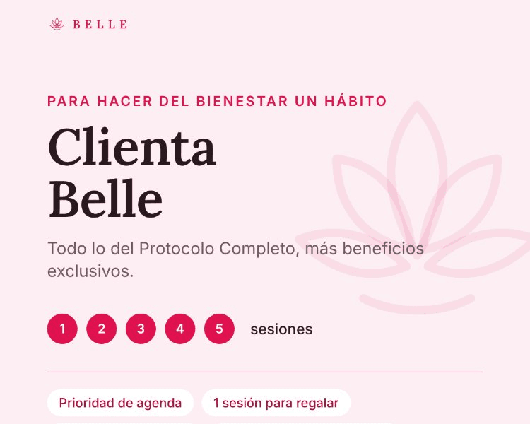 Clienta Belle · 5 sesiones de Hidroterapia de Colon