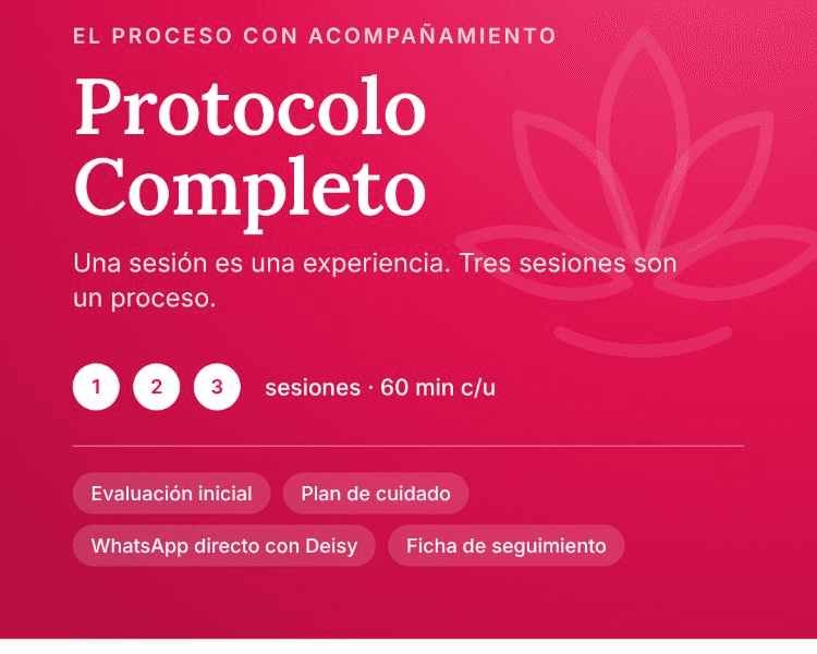 Protocolo Completo · 3 sesiones de Hidroterapia de Colon